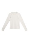J. Lindeberg Black/White Louise Rib Jacquard Knit