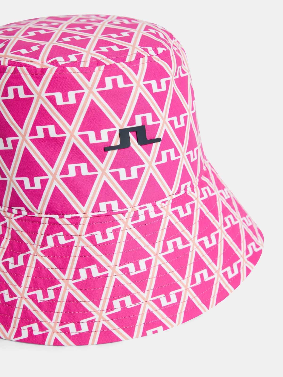 J. Lindeberg Rosa Print Bucket Hat, Dame