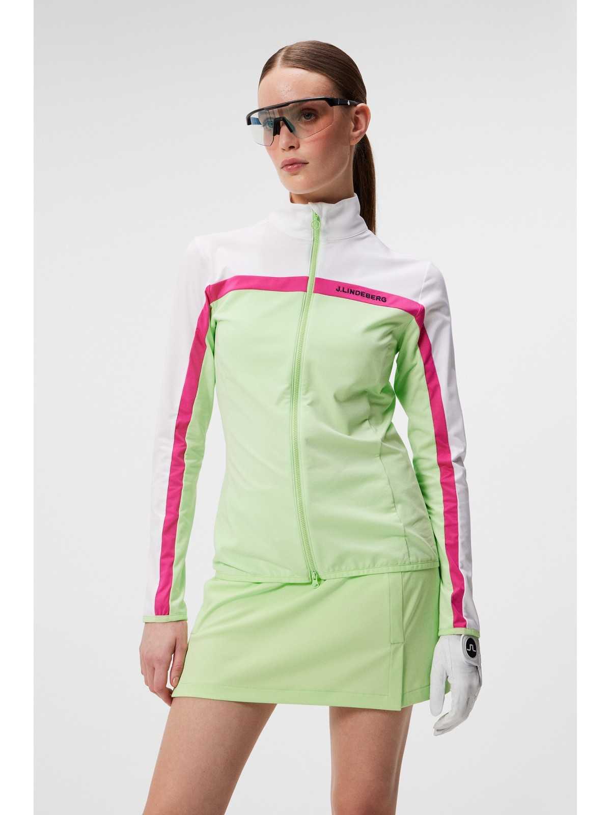 J. Lindeberg Janice Seasonal midlayer hvid, dame