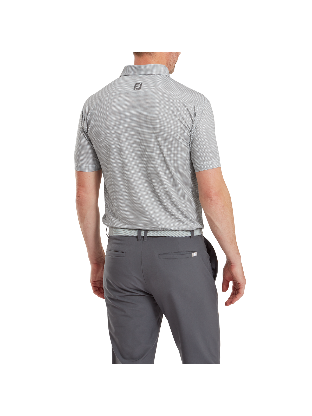FootJoy EU Octagon PRT lisle polo, herre FootJoy EU Octagon PRT lisle polo, herre