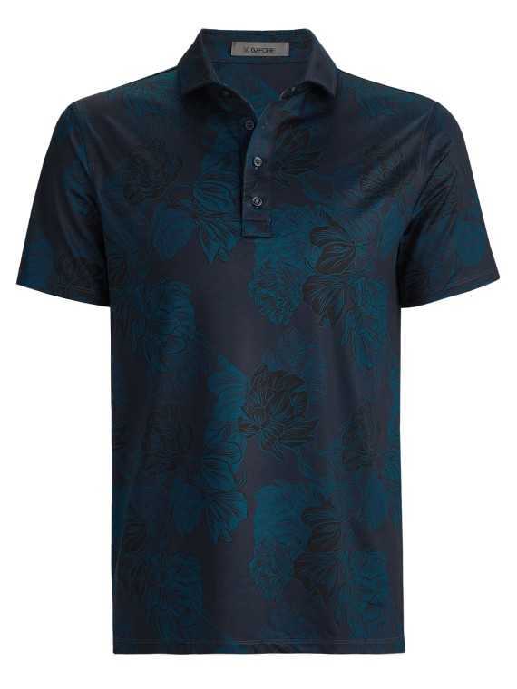 G/FORE Floral Tech Jersey Polo, herre