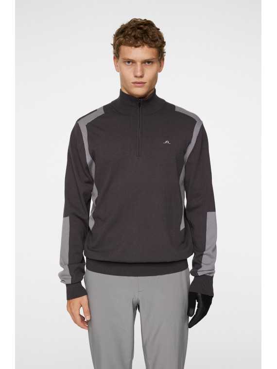 J. Lindeberg Kendrick Knitted Zip Sweater, Herre