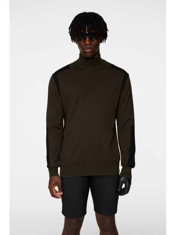 J. Lindeberg Kendrick Knitted Zip Sweater, Herre