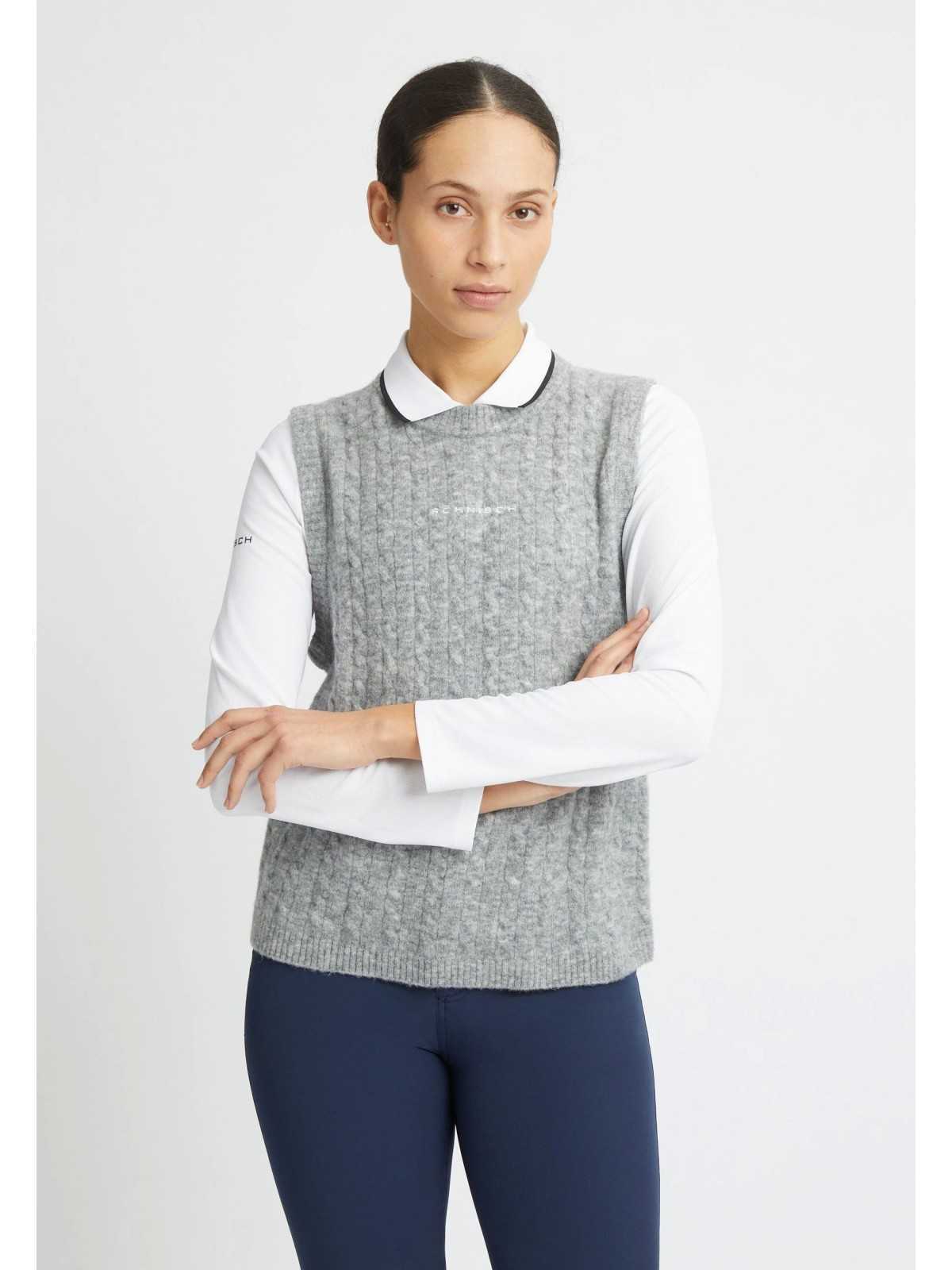 Röhnisch Ina Knitted vest, grå Röhnisch Ina Knitted vest, grå