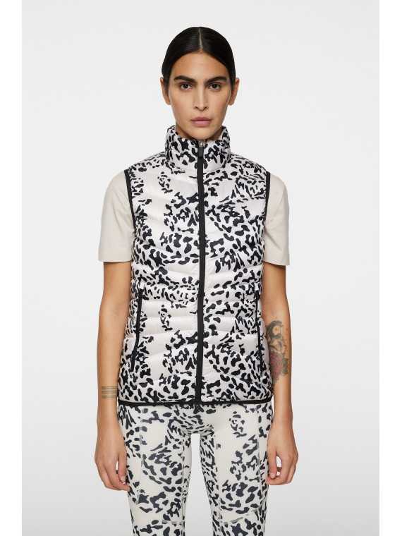 J. Lindeberg Lara light down vest print