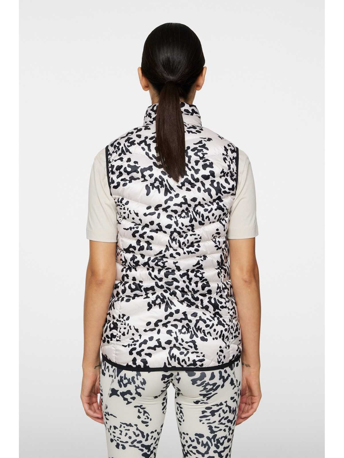 J. Lindeberg Lara light down vest print