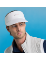 G/FORE Tee Bit Flat Brim Cotton Twill Visor, Herre - Snow