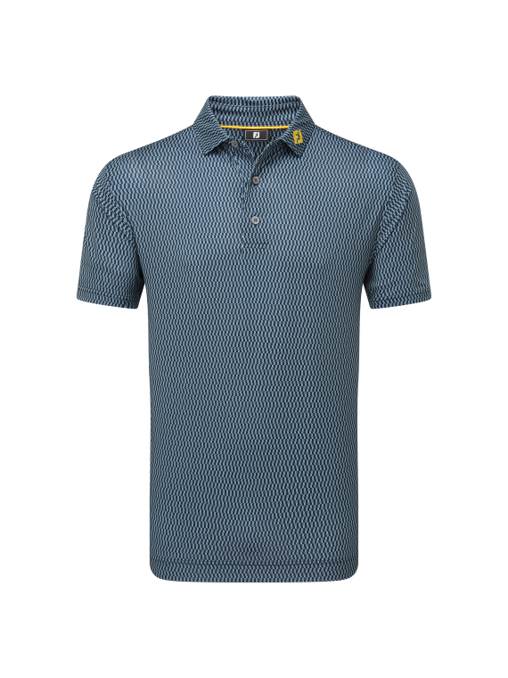 FootJoy Wiggle Print Lisle Polo, Herre