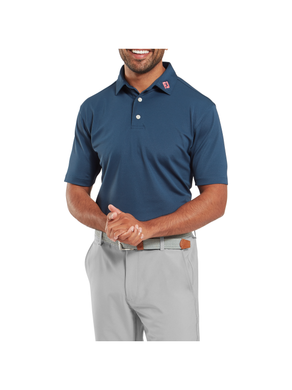 FootJoy Stretch Pique Solid Polo, Herre.