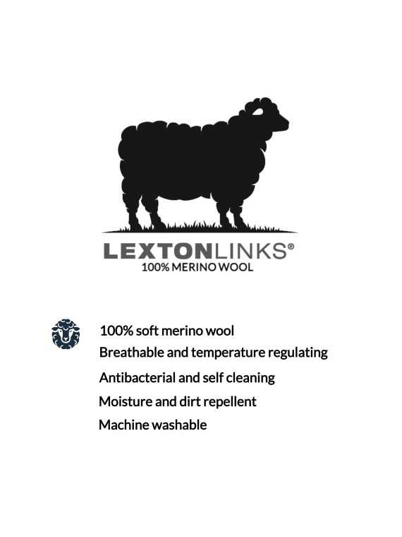 Lexton Links Murray 1/2-Zip vest Merino, Herre