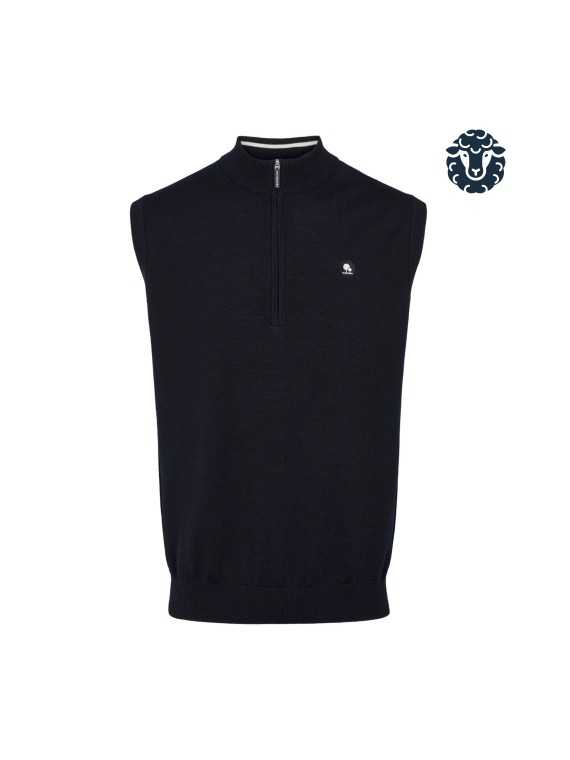 Lexton Links Murray 1/2-Zip vest Merino, Herre
