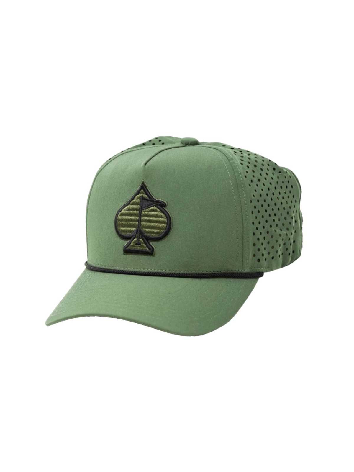 Pins & Aces P-Rope Cap Oliven Pins & Aces P-Rope Cap Oliven