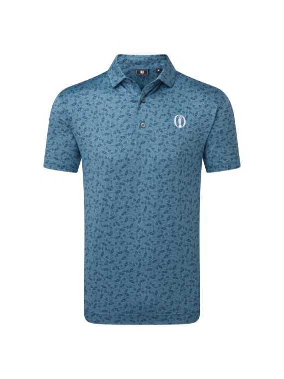 The Open Footjoy Event Print Polo, Herre