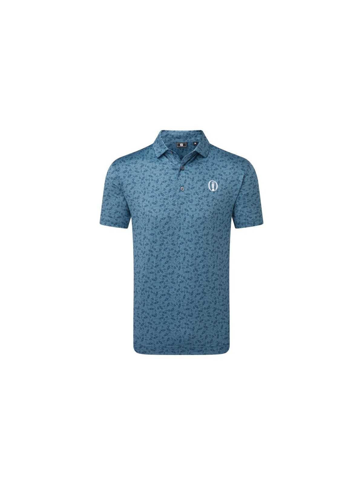 The Open Footjoy Event Print Polo, Herre