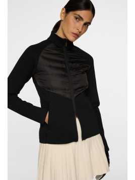 J. Lindeberg Wendy Tech Knit Zip Sweater, Dame