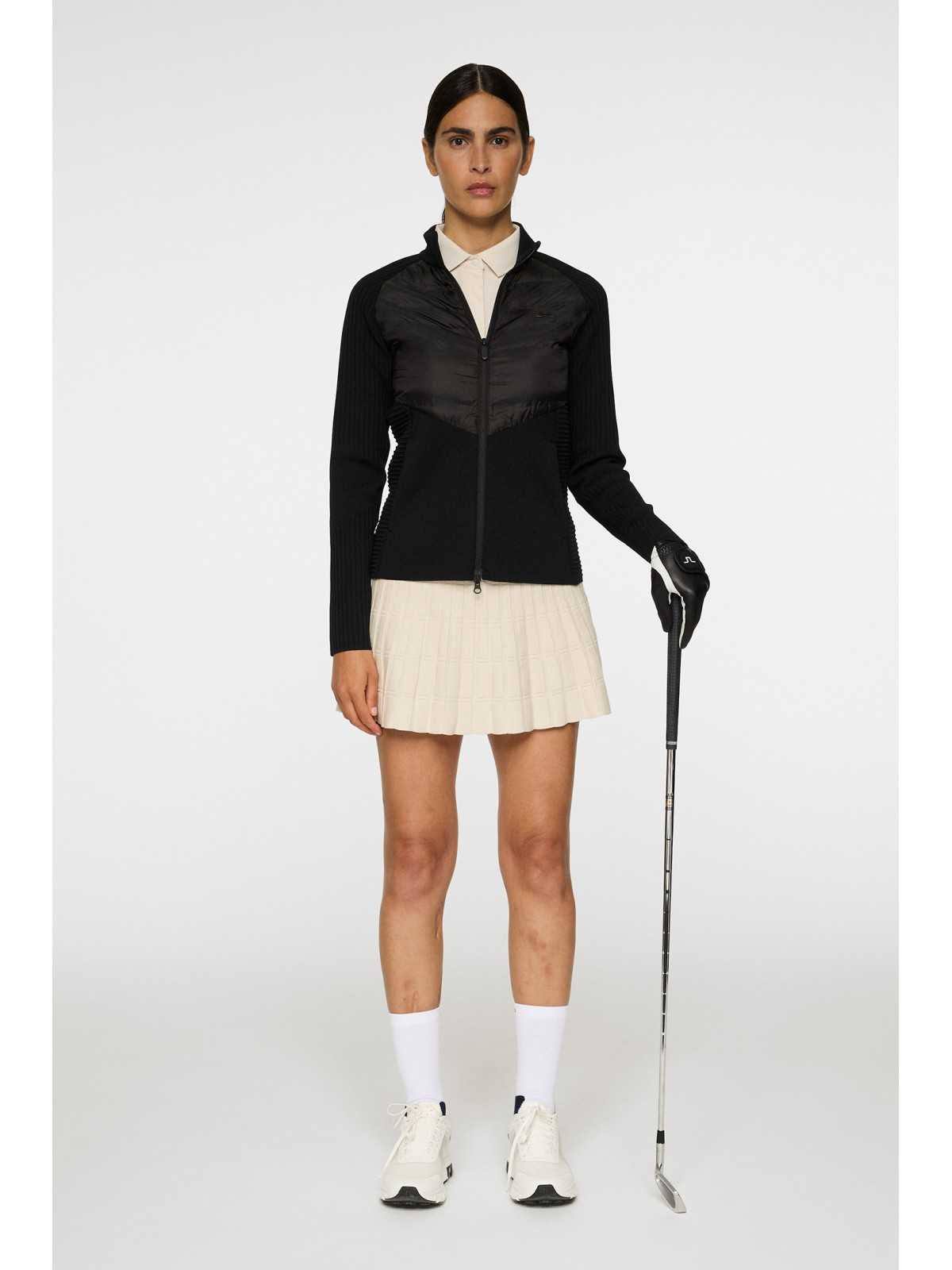 J. Lindeberg Wendy Tech Knit Zip Sweater, Dame