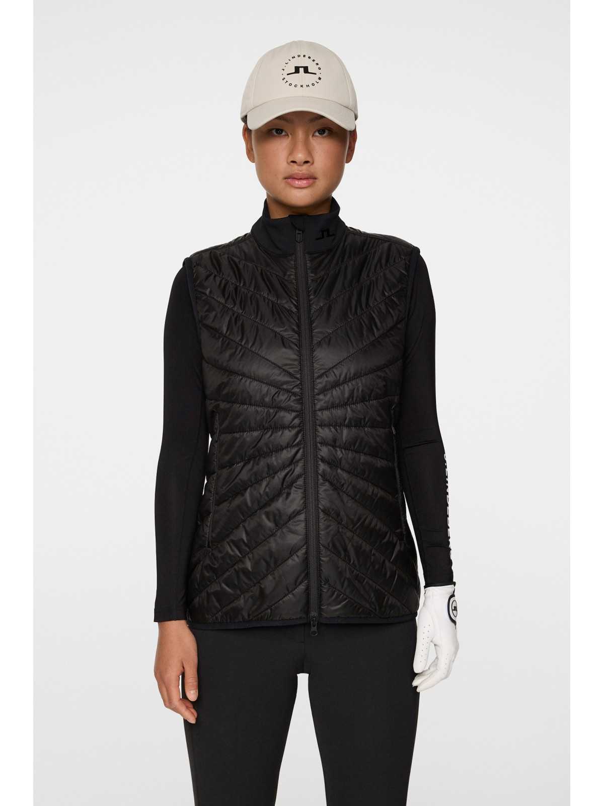 J. Lindeberg Madde Quilt Hybrid Vest J. Lindeberg Madde Quilt Hybrid Vest