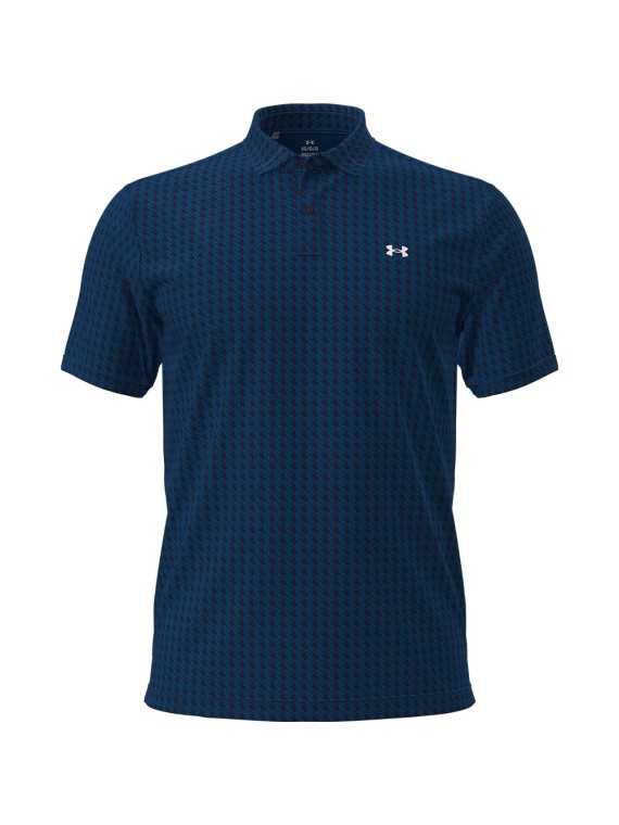 Under Armour T2G pr. polo houndstooth deuces, herre