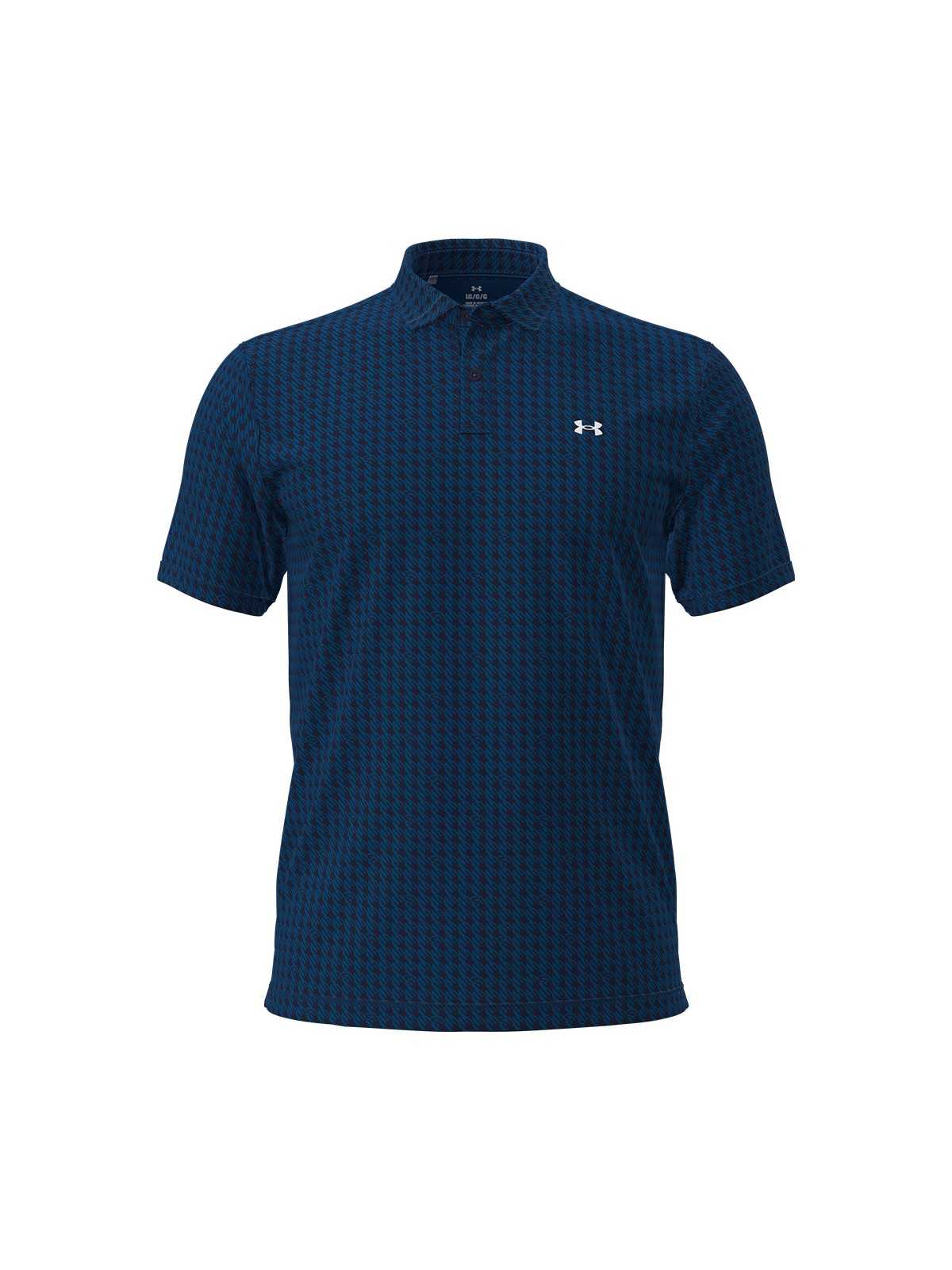 Under Armour T2G pr. polo houndstooth deuces, herre