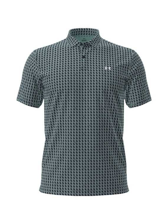 Under Armour T2G pr. polo houndstooth deuces, herre