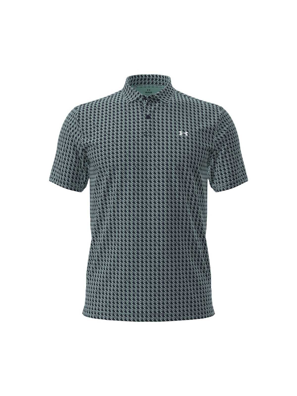 Under Armour T2G pr. polo houndstooth deuces, herre