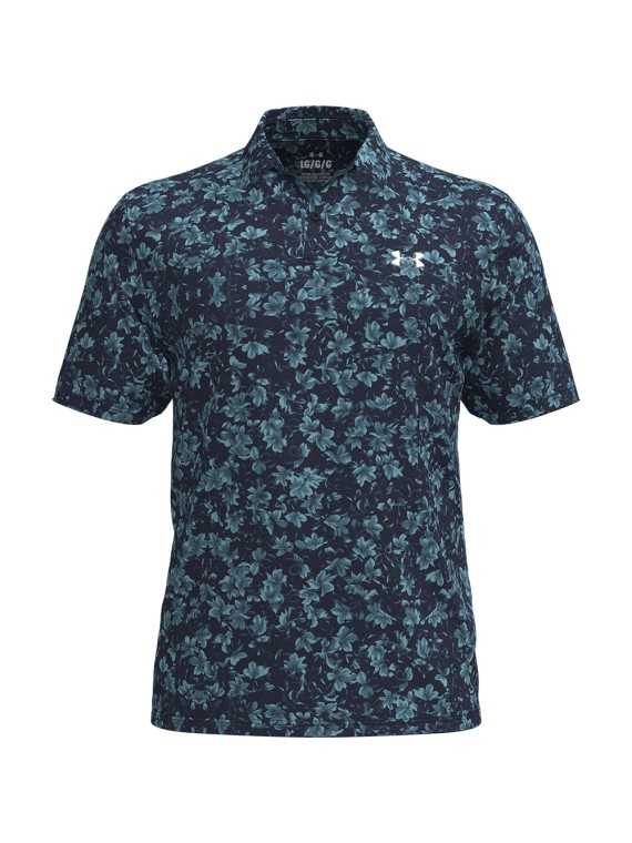 Under Armour matchplay pr. polo-floral hazard, herre