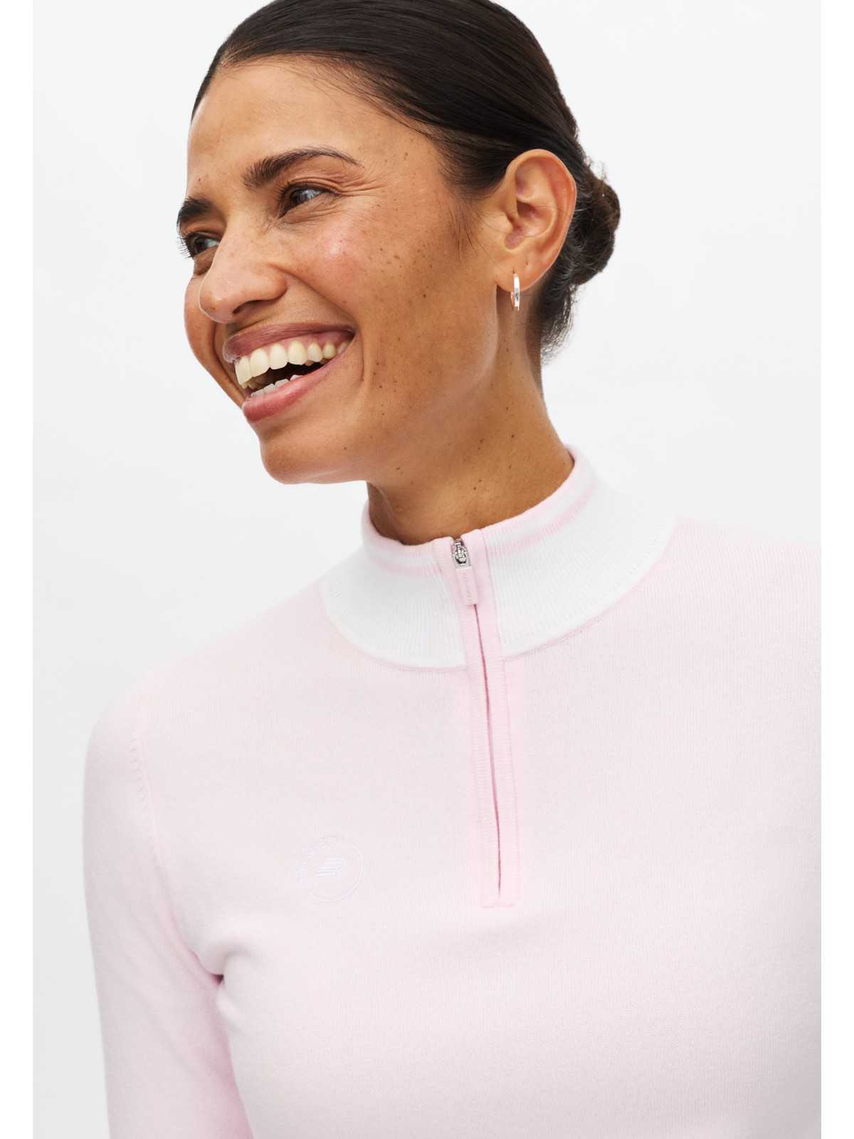 Röhnisch Kora knitted half zip