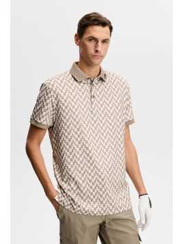 J. Lindeberg Tour Tech Print Polo