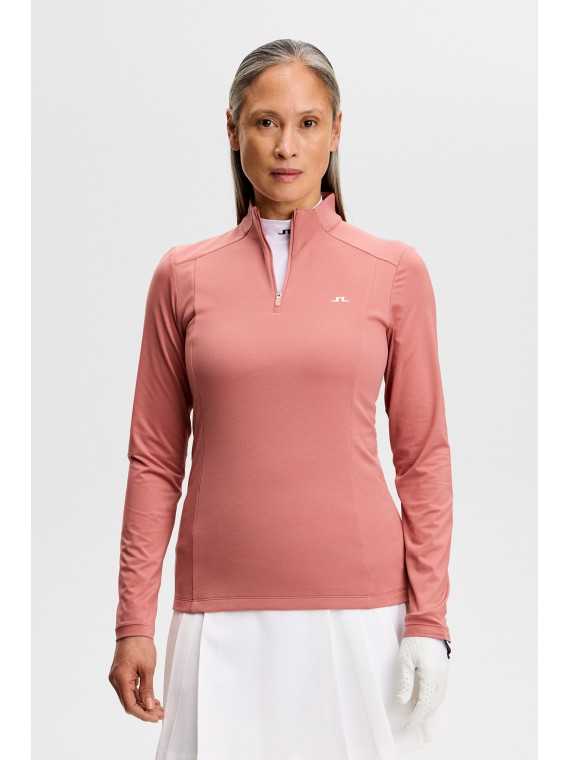 J. Lindeberg Cindy Quarter Zip Mid Layer