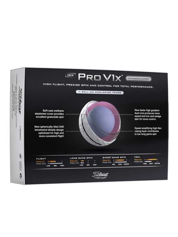 Titleist Pro V1x AIM Performance Alignment, Golfbolde