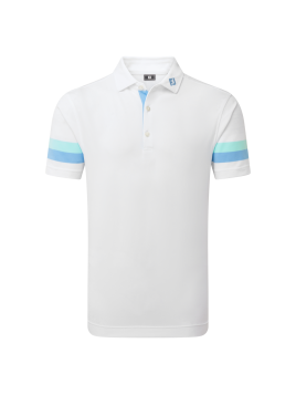 FootJoy Sleeve Stripe Pique Polo, Herre