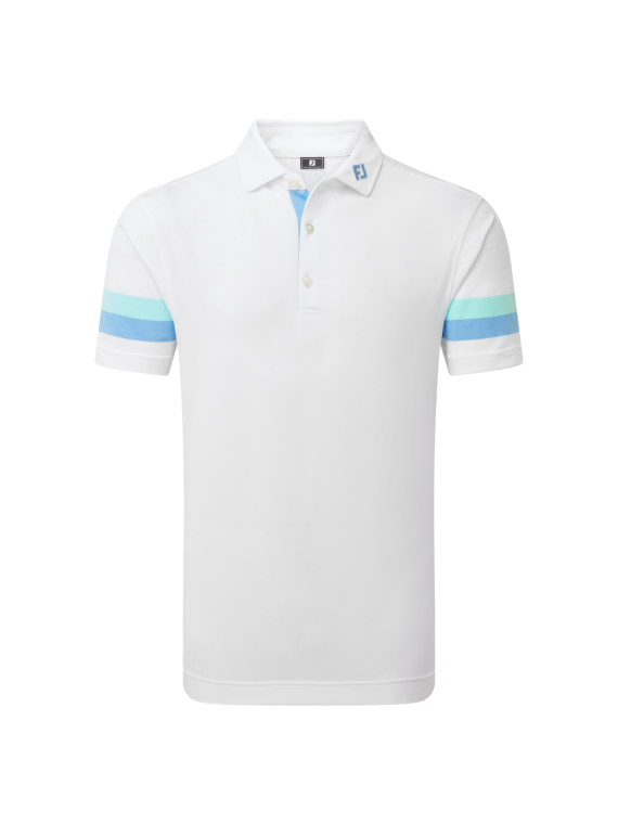 FootJoy Sleeve Stripe Pique Polo, Herre
