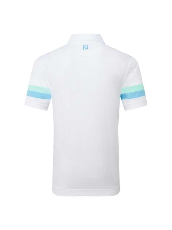 FootJoy Sleeve Stripe Pique Polo, Herre