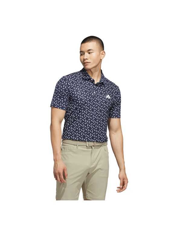 Adidas Ultimate365 mesh print climacool polo, herre
