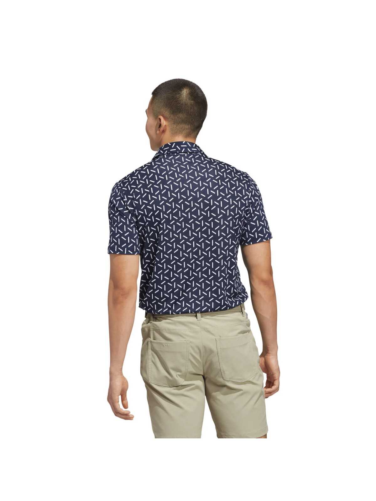 Adidas Ultimate365 mesh print climacool polo, herre