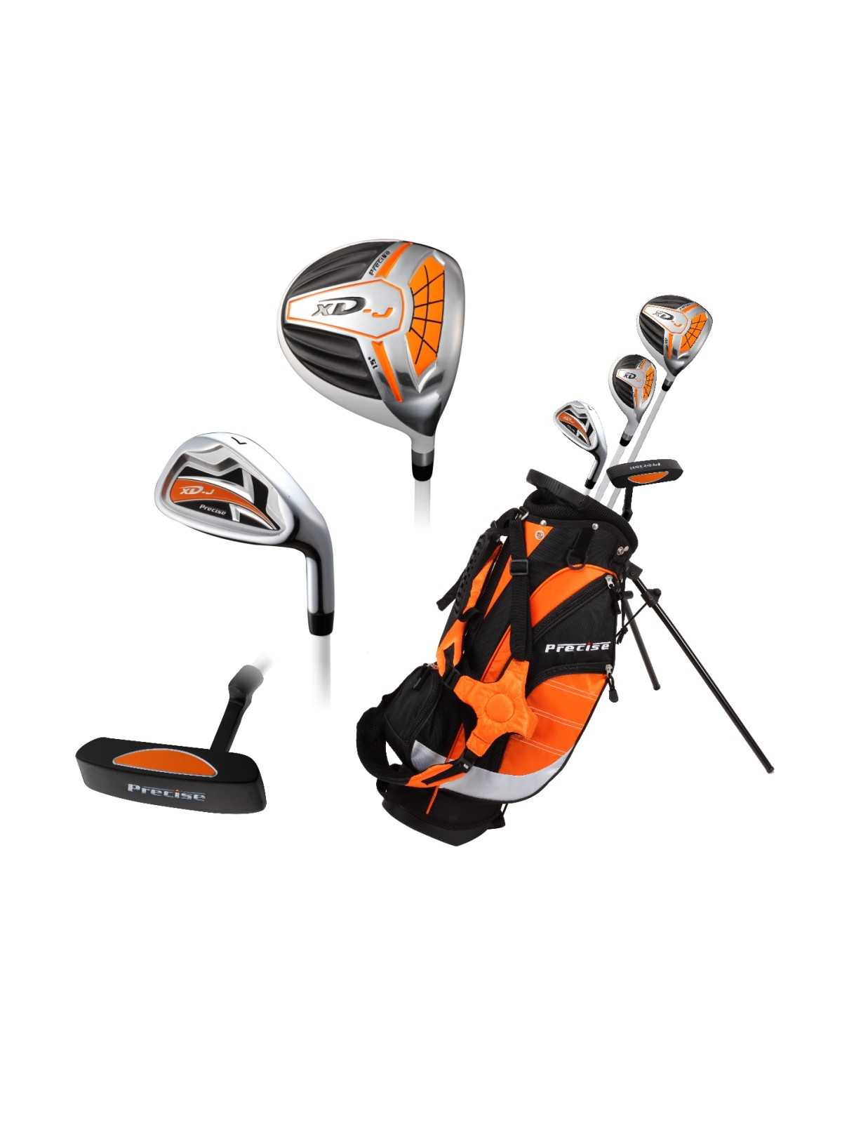 Precise XDJ Junior 3-5 år, Højre, Komplet Golfsæt.