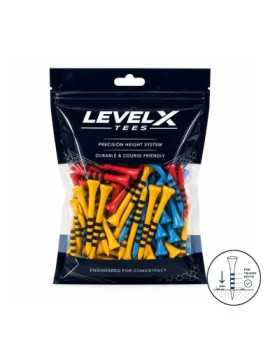 Level X tees mix pose 54-70-83 mm