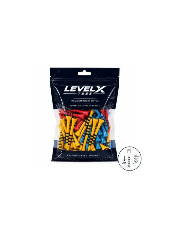 Level X tees mix pose 54-70-83 mm