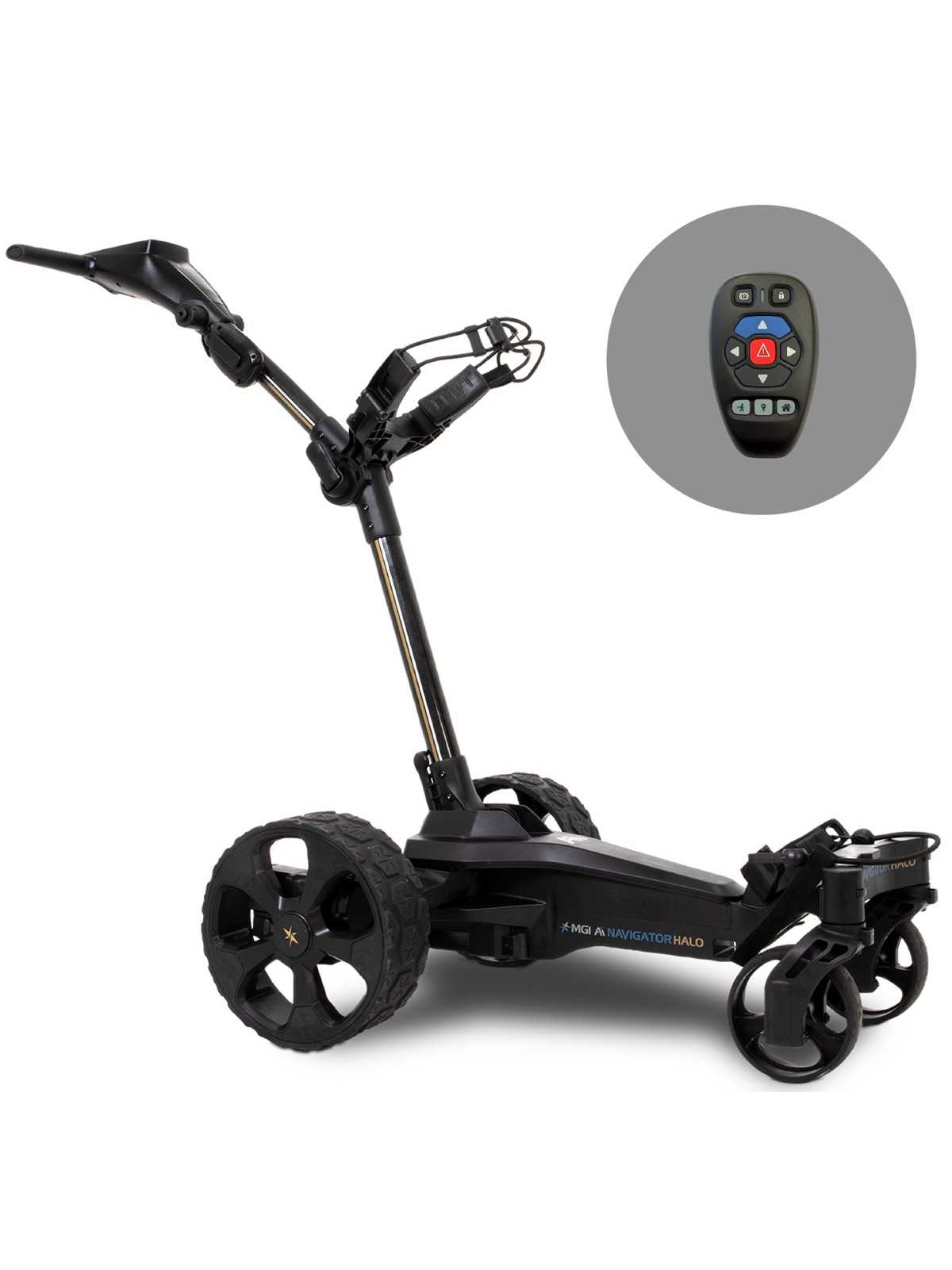 MGI AI Navigator Halo Fjernbetjent Golfvogn (Follow-Me tilkøb) MGI AI Navigator Halo Fjernbetjent Golfvogn (Follow-Me tilkøb)