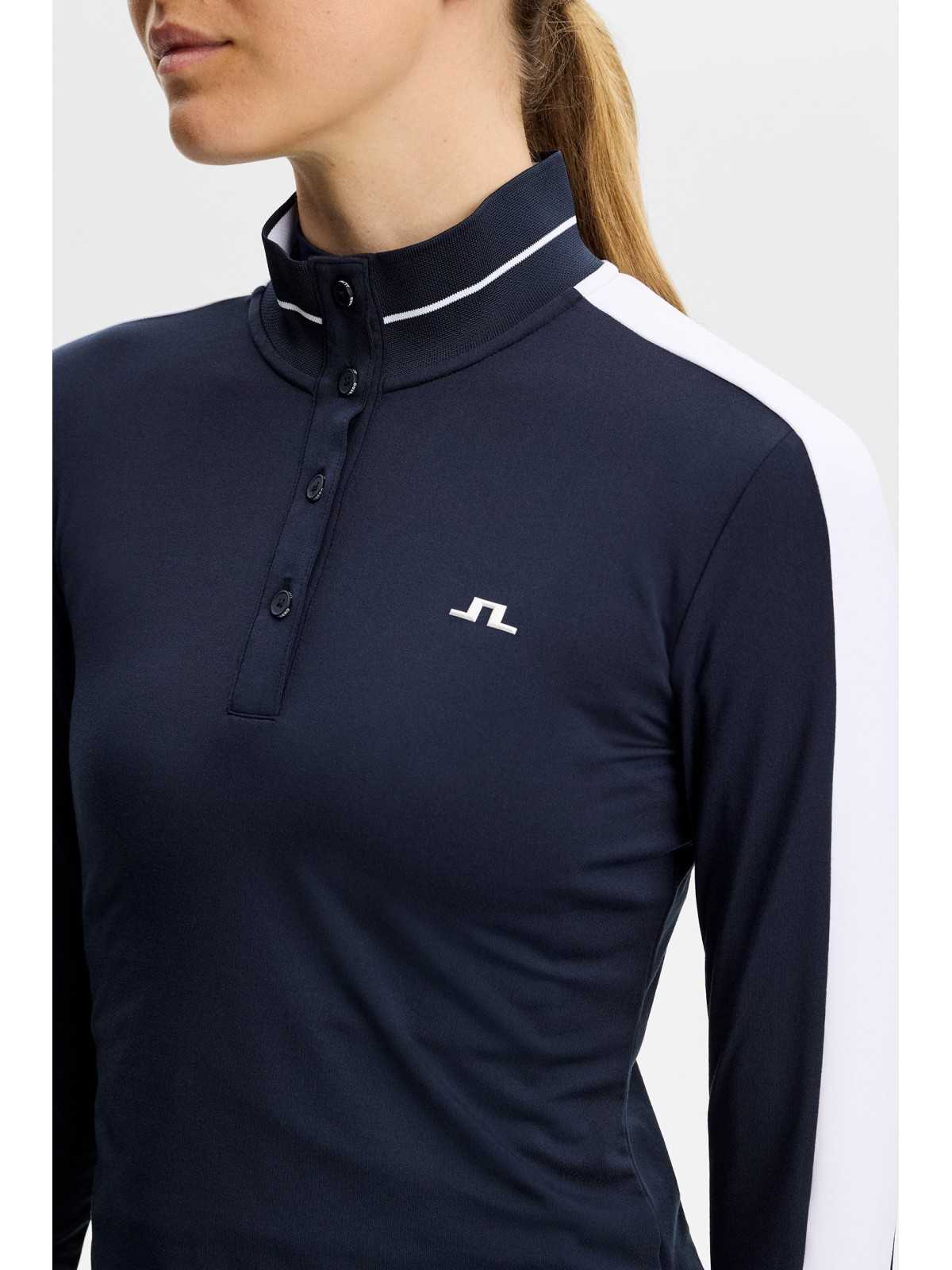 J. lindeberg Hertta Long Sleeve Polo, dame