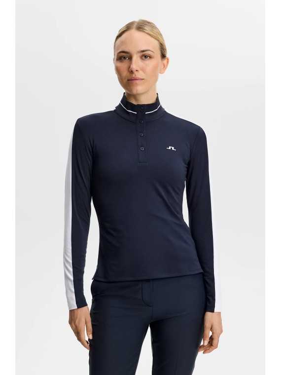 J. lindeberg Hertta Long Sleeve Polo, dame