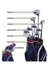 Wilson Profile Grafit, Golfsæt, Dame