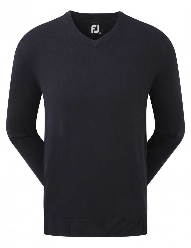 FootJoy Pullover Wool Blend V-hals, Herre