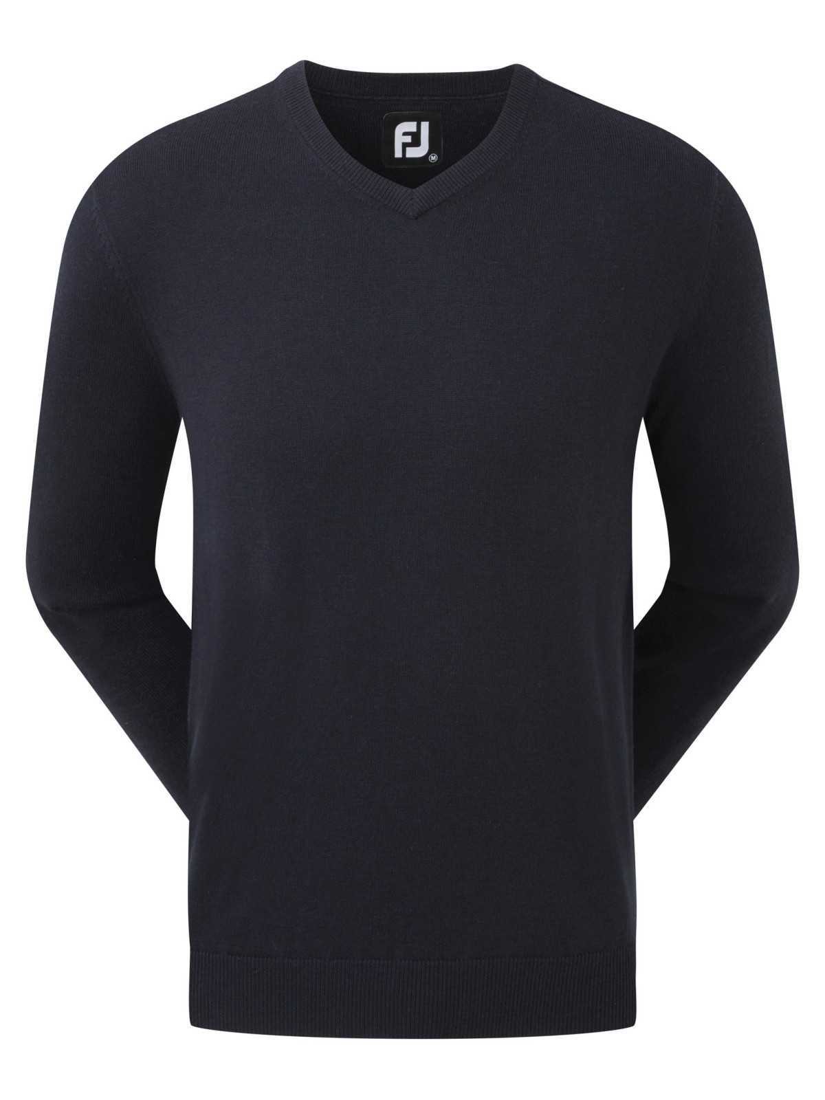 FootJoy Pullover Wool Blend V-hals, Herre